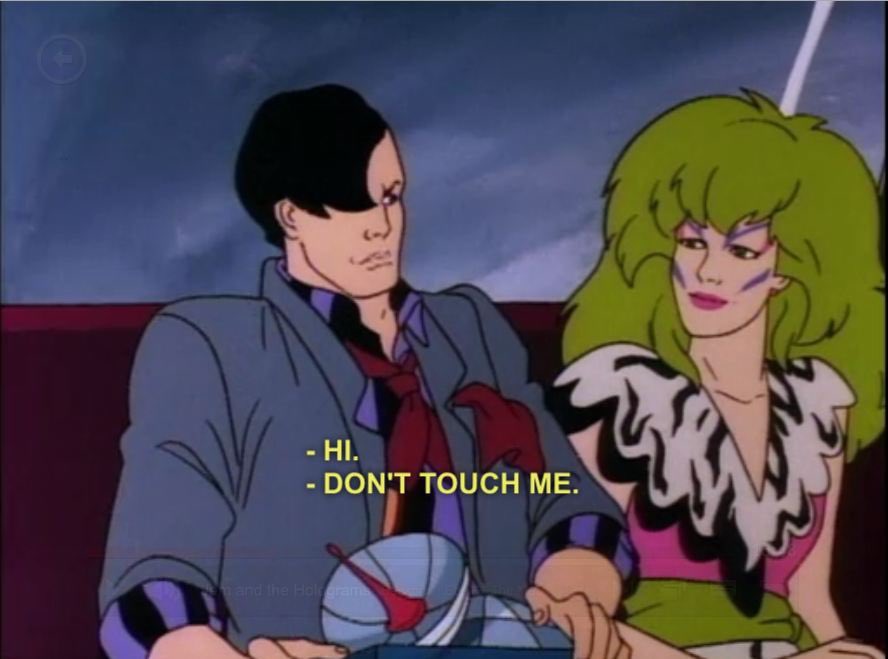 trendt00's tweet photo. @carlos_briano @mistaboo_ Mista es como #techrat de Jem and the holograms https://t.co/zmBGgzjyot