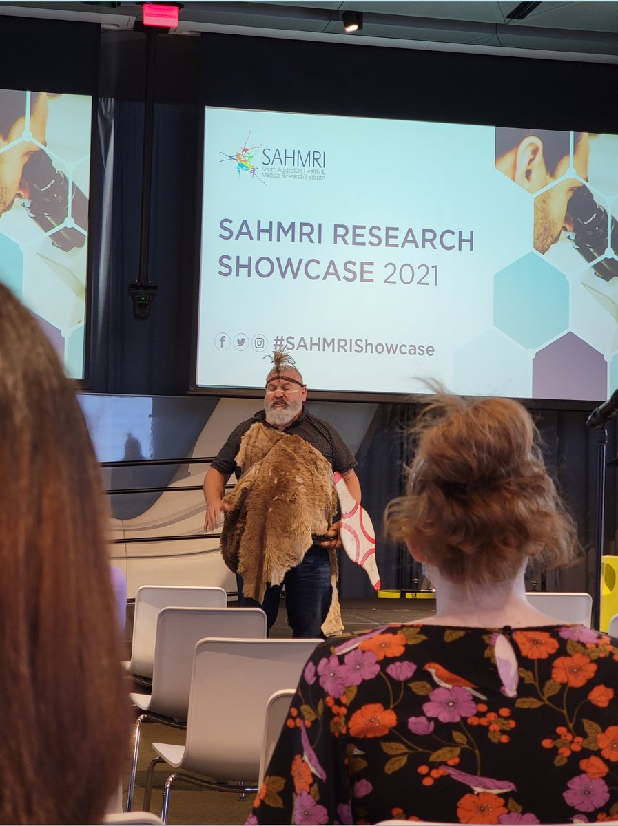 shyamrith's tweet photo. Great start to #SAHMRIShowcase with one of a kind welcome to the county @sahmriAU. @Wardliparingga @NIKTTaskforce @HealthInfoNet @NACCHOAustralia #WelcomeToTheCountry #INDIGENOUS https://t.co/Qmyasrj3oG