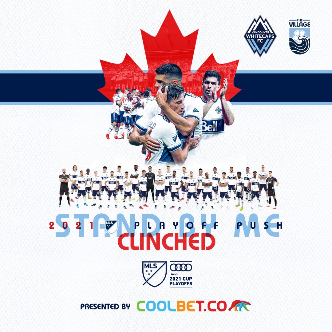 WhitecapsFC's tweet photo. CLINCHED ✅ #VWFC https://t.co/pM5bQfNg2P