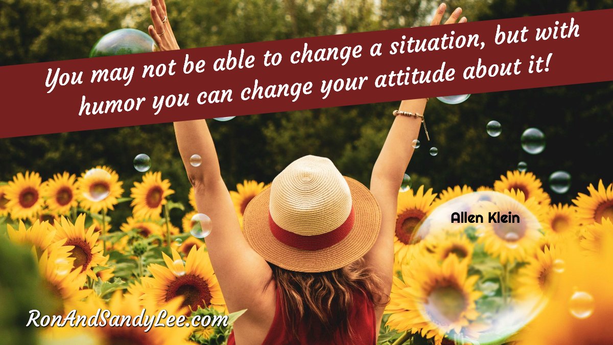 SandyLeeAndRon's tweet photo. "You may not be able to change a situation, but with humor you can change your attitude about it" - Allen Klein
Often, it's all in how you look at something! ๐งก๐๐๐๐โค๏ธ
#debold #mindsetofgreatness #goaldiggers https://t.co/CPpSOXzwuF