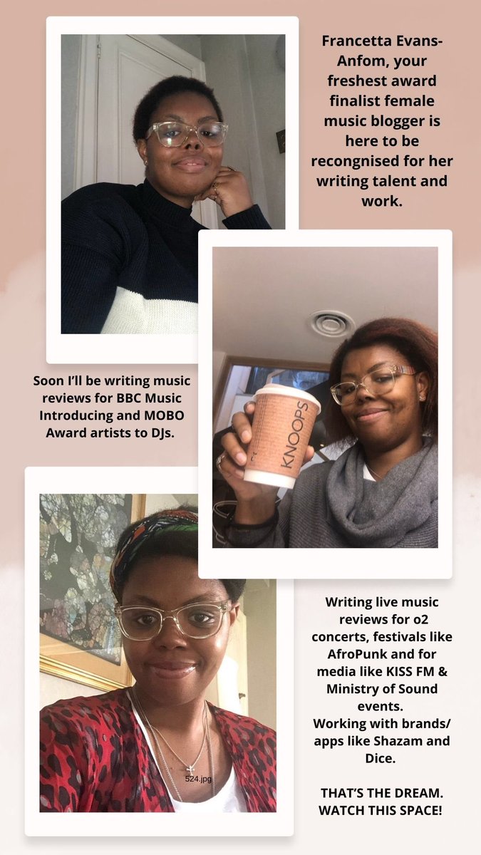 I thought I should share my vision and dreams of where I want my career to go and who inspires me, which includes being a #copywriter and #contentwriter. My websites lnkd.in/em2YMUW and datsmuzik.co.uk RT #freelancewriter #creativebusiness #Creativeentreprenuer
