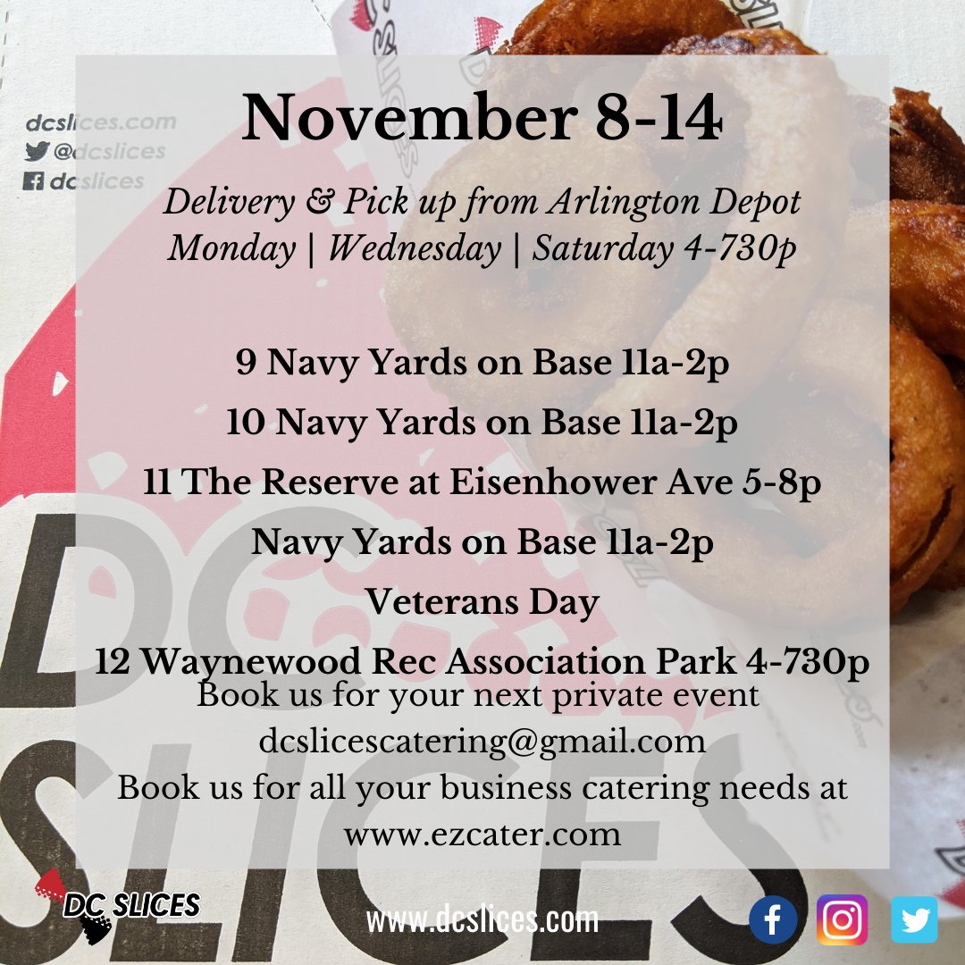 Bundle up and we'll see you at the trucks! 🍕🚚