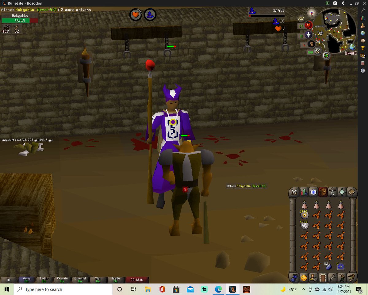 FollowBozodos's tweet photo. SLAYER TASK! Hobgoblins.. https://t.co/x3ejIRAosy