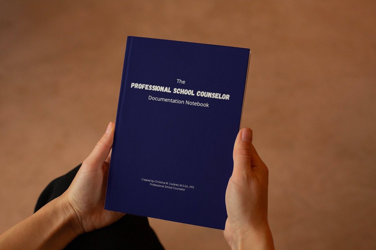 cmariie91's tweet photo. Excited to share this item! The Professional School Counselor Documentation Notebook #schoolcounselor https://t.co/TEvA7YQwwa https://t.co/6ujxR4ziG2