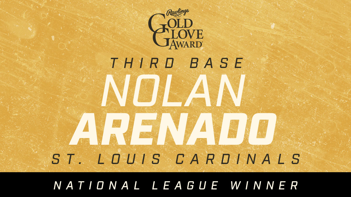2021 Rawlings Gold Glove Award Winner - NL - Third Base: Nolan Arenado #RawlingsGoldGloveAwards