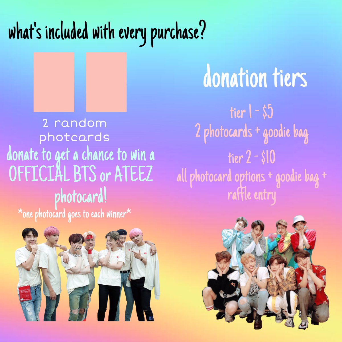 KpopSouthern's tweet photo. The time has come! A Army x Atiny Cafe is in the works for Houston!
all details are below❣️ also yes tier 1 gets a raffle entry and tier 2 gets 2 raffle entries

venders, pls dm me if youd like a spot!

#TXCupSleeve #Kpop #BTSARMY #Atiny #ATEEZ #BTS_twt #ATEEZ #에이티즈 https://t.co/8LPLREaQ2l