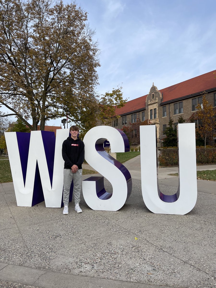 Had a great junior day at Winona State. Thank you <a href="/coach_jb1/">Jonah Bradley</a> &amp; <a href="/CoachToddEisner/">Todd Eisner</a> for the invite and a great experience!