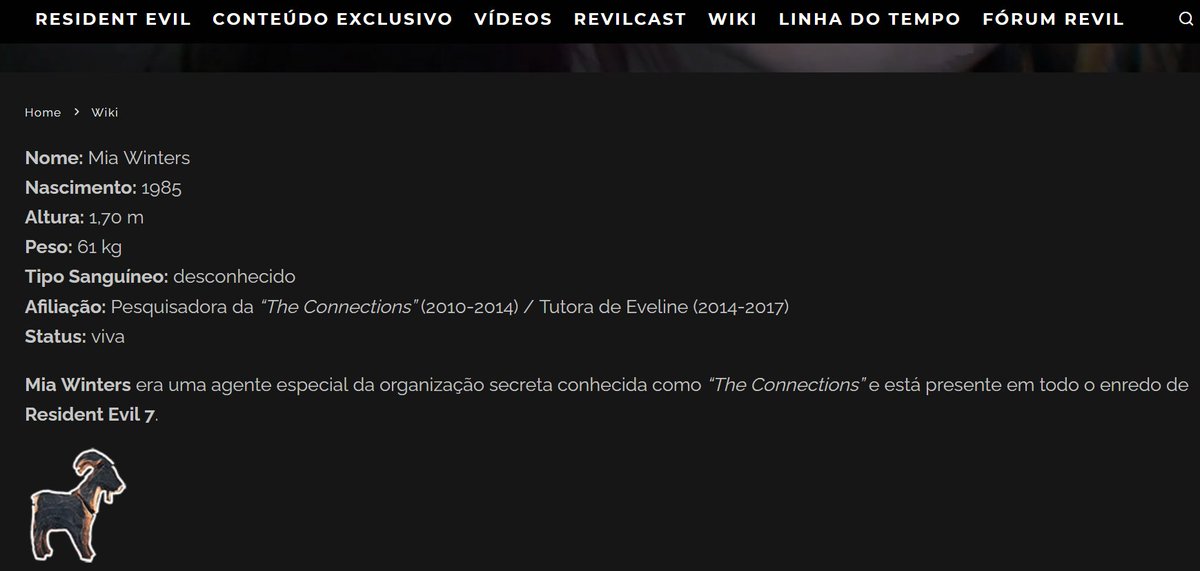 ninja_sparrow's tweet photo. @revilbr #REPLAYSTATION
1-Mia Winters, 2-RE Village, 3-Roteirista Nico Gomes.
Cabras de proteção com certeza seriam usadas para me proteger dos possíveis spoilers sobre a futura DLC de RE:Village e RE:Welcome to Raccoon City.
Xô pra lá,spoilers. Que o Deus cabra Baphomet me defenderay! kk https://t.co/pE3Oe6rJEw