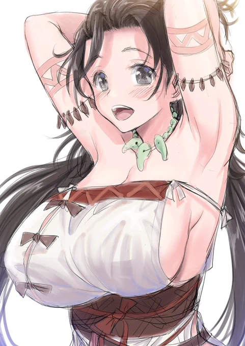 ラフですがせっかく復刻してるので!
卑弥呼引きたい…石無い…
#いいおっぱいの日 