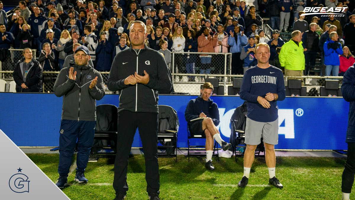 GUHoyasMSoccer's tweet photo. Congrats to the coaching staff on earning their FIFTH Coaching Staff of the Year award!

#HOYASAXA #BEfutbol https://t.co/A7gCbYz0Bc
