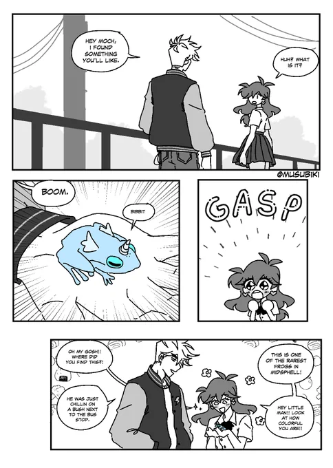 [oc] mochi being cute and weird again (pre-reveal) 