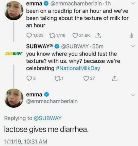 no context emma chamberlain (@oocchamberlain) on Twitter photo 