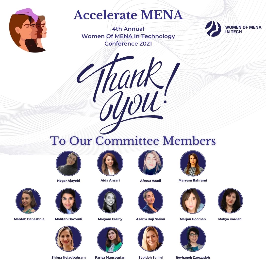 PersianWIT's tweet photo. Thank you to our amazing Conference Committee 2021, who have been giving their time throughout the past 6 month to create a ONE-Of-Its-Kind Conference for our MENA Women, Girls and Allies in STEM.
#AccelerateMENA #Volunteer #MENA https://t.co/xb2yvTTarj