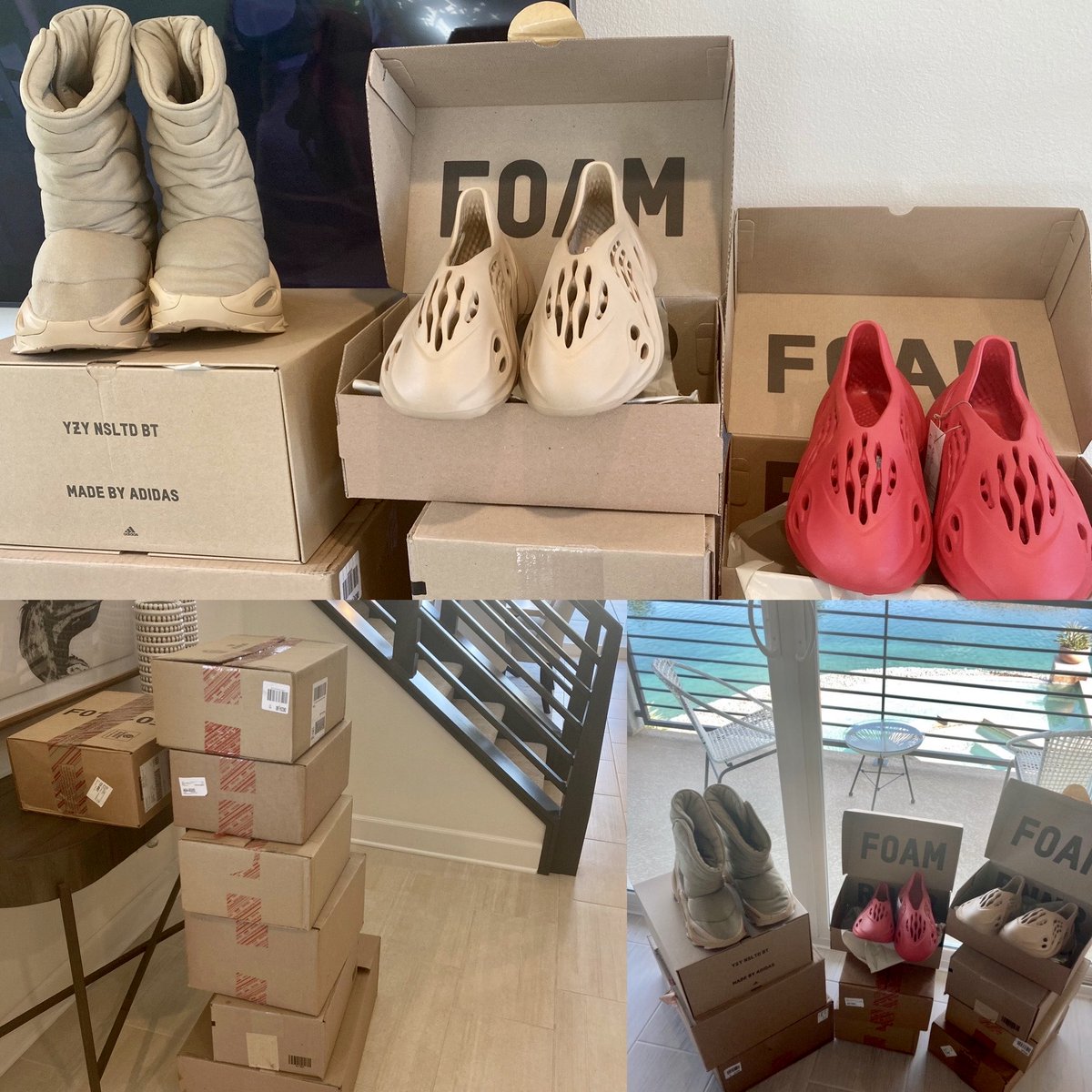sneakersaco's tweet photo. #yeezy #haul for the #copps on recent #yeezysupply drops. Ty to @MEKRobotics @ValorAIO @TohruAIO_ @taroproxies @HypeProxiesio @Soleus @Flipdai @Lumensaio https://t.co/Jy9cphRSIi