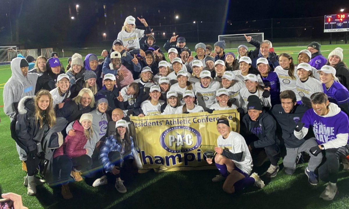 ChathamCougar's tweet photo. You’ve been selected… To attend the NCAA Division III Women’s Soccer Selection Show🥳 Come to the Cougar Den in the AFC tomorrow at 1️⃣ to see who @ChathamU_WSoc  draws in the first round of the NCAA Tournament😼✨ https://t.co/WJEolSihCh