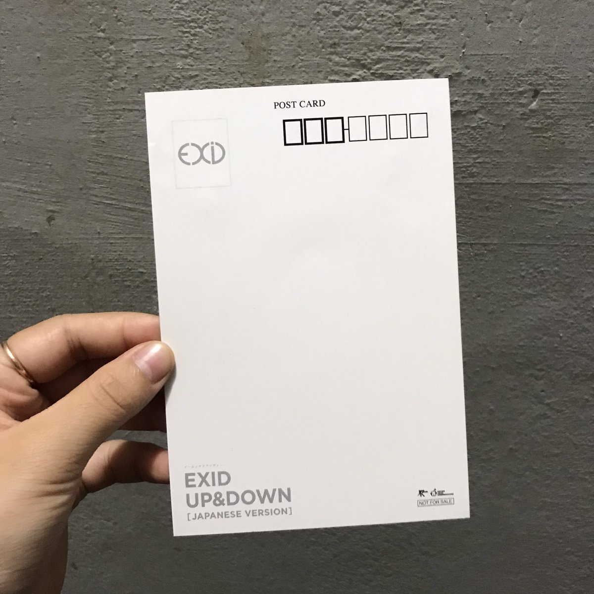 mniglceline's tweet photo. [WTS] EXID Up&amp;Down Japan Jeonghwa postcard $10

#exid #wtsexid #kpop #wtskpop #exidphotocard #Solji #LE #Hani #Hyelin #Jeonghwa #exidsale #exidsell #exidupanddown #postcard #exidupanddownjapan https://t.co/JsFXvNxw7g