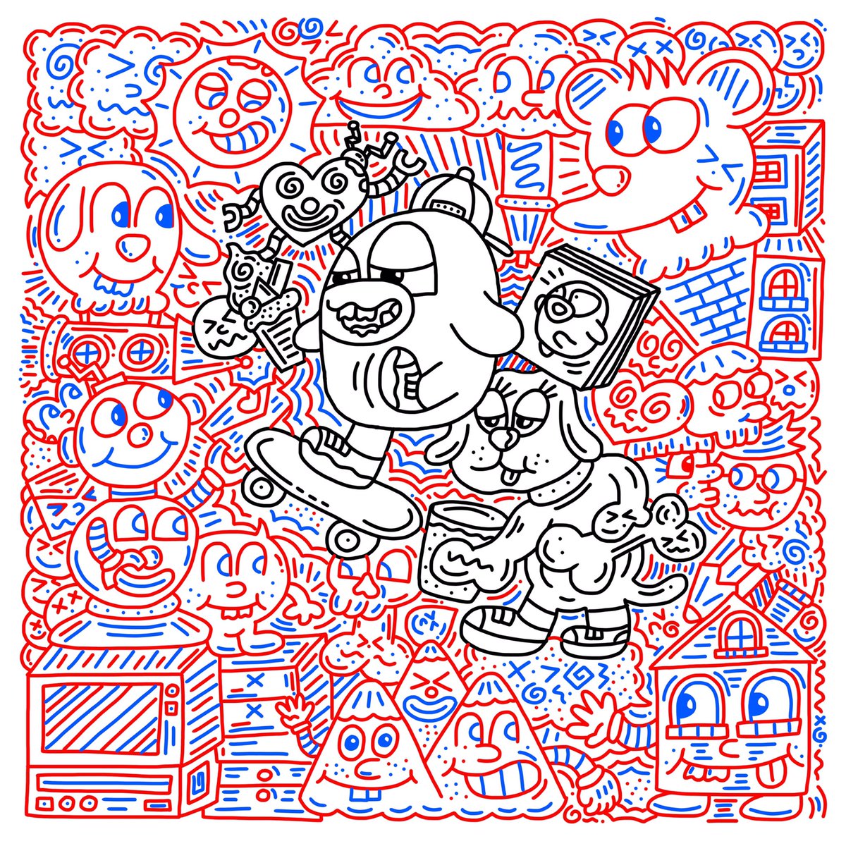 batchin1999's tweet photo. My Doodle Story Fingers Drawing 4 Collab. https://t.co/hUEqof8Dbs