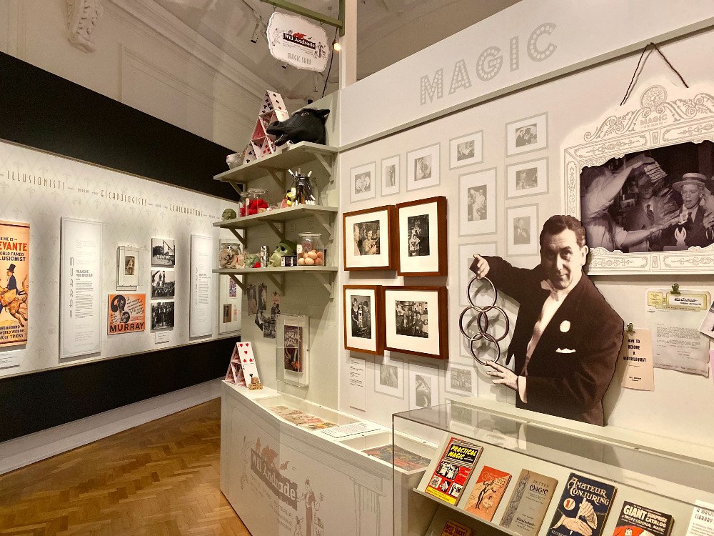 statelibrarynsw's tweet photo. Abracadabra! Step back in time to the golden age of Australian stage magic at our #HowsTricks exhibition. Discover fascinating #RareBooks, early photographs, posters and more. #MagicMonday
#Free, open every day: https://t.co/CWkQk7yzVy https://t.co/3QyeMAux0m