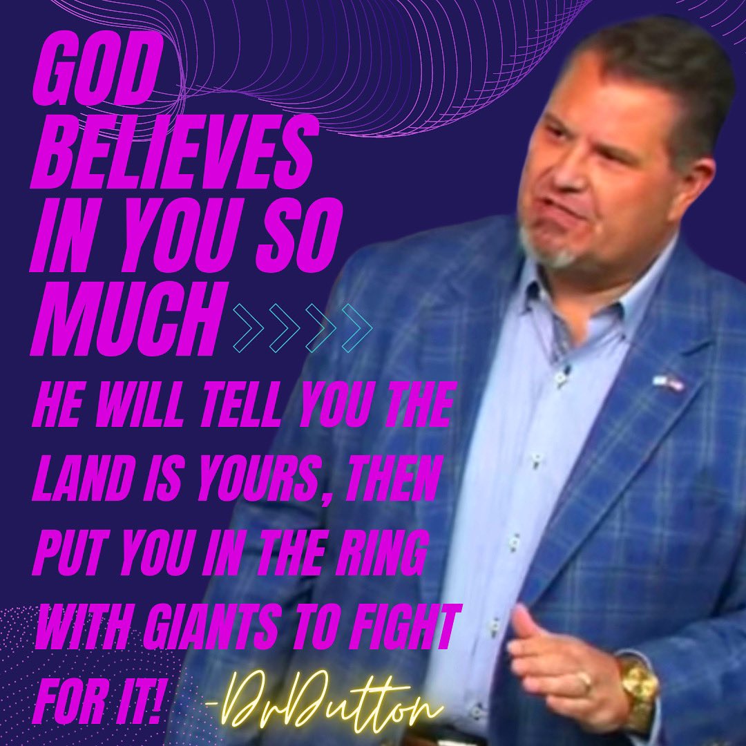iamDrDutton's tweet photo. “God believes in you so much... HE will tell you the land is yours, then put you in the ring with giants to fight for it!”
#ViolentFaith #drdutton #takeitbyforce https://t.co/cXQ3pdi1uj