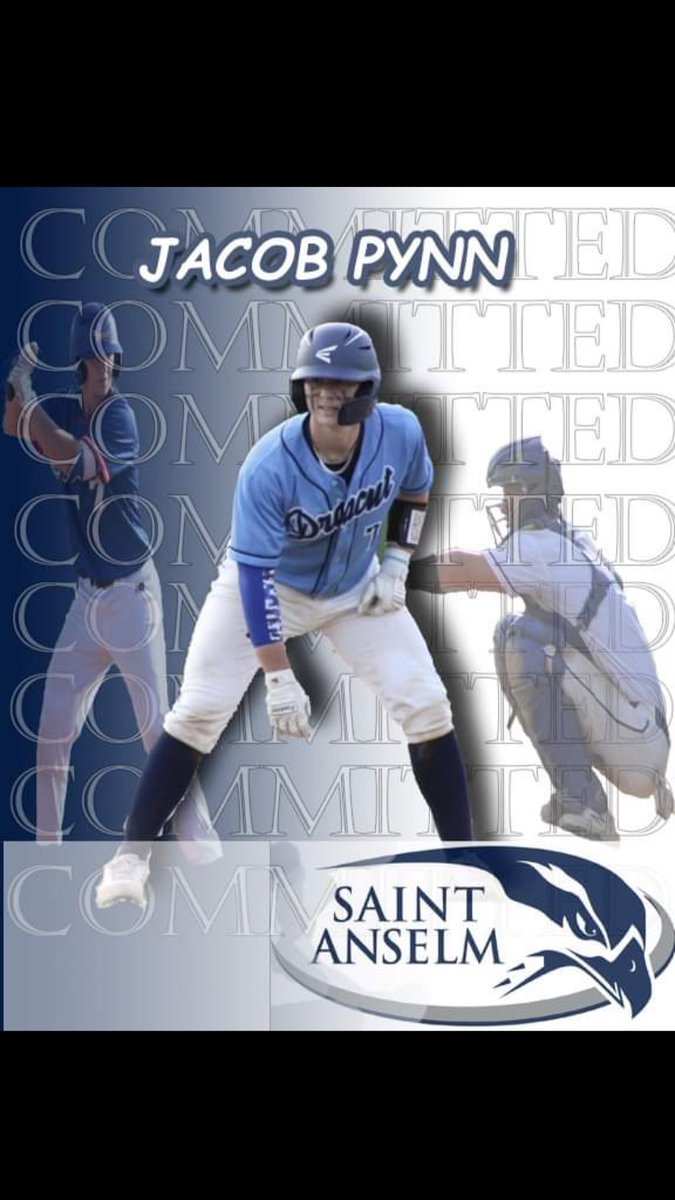 I am proud to announce my commitment to St. Anselm College to continue my academic &amp; athletic career. I want to thank my parents, coaches, teammates, family &amp; friends for all of their support and help in making this possible. <a href="/DRACUTBASEBALL/">dhsbaseball</a> <a href="/dracutmiddies/">Dracut HS Athletics</a> @NoreastersBall <a href="/PBR_MA/">PBR Massachusetts</a>