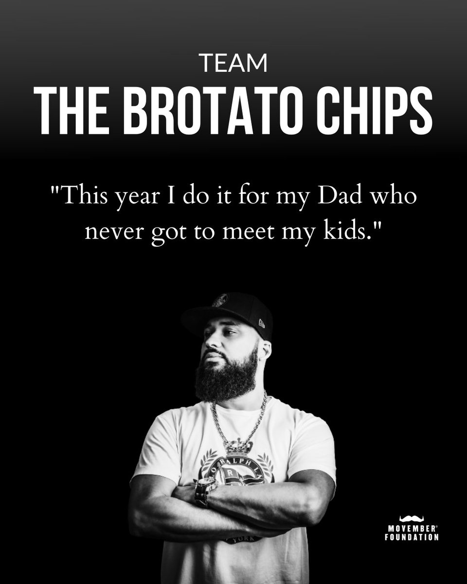 Support a great cause. I have my reason.
us.movember.com/team/2397091 #movember #menshealth