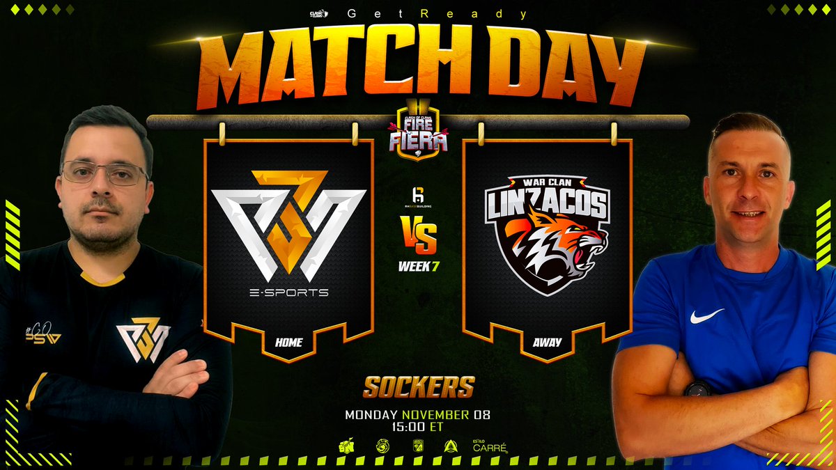 Sockers SU (@sockers_) on Twitter photo Hoy lunes 21:00CET ⏰ 16:00 EST
@FireFiera
Week 7
📺youtu.be/92N5i6ndjss
📺facebook.com/shioNWUCoC/
<a href="/psicowaroficial/">PSICOWAR</a>
🆚 <a href="/Linzacos/">Linzacos</a>
<a href="/TompinaiEmpire/">TOMPINAI EMPIRE</a> 🆚 <a href="/GoldenXcoc/">Golden X</a>
🎉Dual CAST
🗣️🎙 <a href="/Sockers_/">Sockers SU</a> y <a href="/shioNwu/">shioN🔥</a>
☔🔥 Hoy lunes 21:00CET ⏰ 16:00 EST
@FireFiera
Week 7
📺youtu.be/92N5i6ndjss
📺facebook.com/shioNWUCoC/
<a href="/psicowaroficial/">PSICOWAR</a>
🆚 <a href="/Linzacos/">Linzacos</a>
<a href="/TompinaiEmpire/">TOMPINAI EMPIRE</a> 🆚 <a href="/GoldenXcoc/">Golden X</a>
🎉Dual CAST
🗣️🎙 <a href="/Sockers_/">Sockers SU</a> y <a href="/shioNwu/">shioN🔥</a>
☔🔥