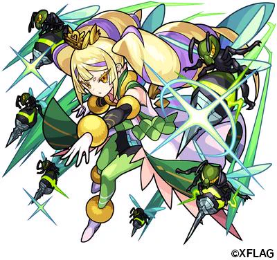 【お知らせ】
『モンスターストライク』にて
クィーン・ハーチェル(進化前・進化・神化)のデザイン・イラストを担当いたしました!
蜂の資料を見てて花粉団子が可愛かったので装飾に反映させました。
#モンスト #モンスト作品公開 