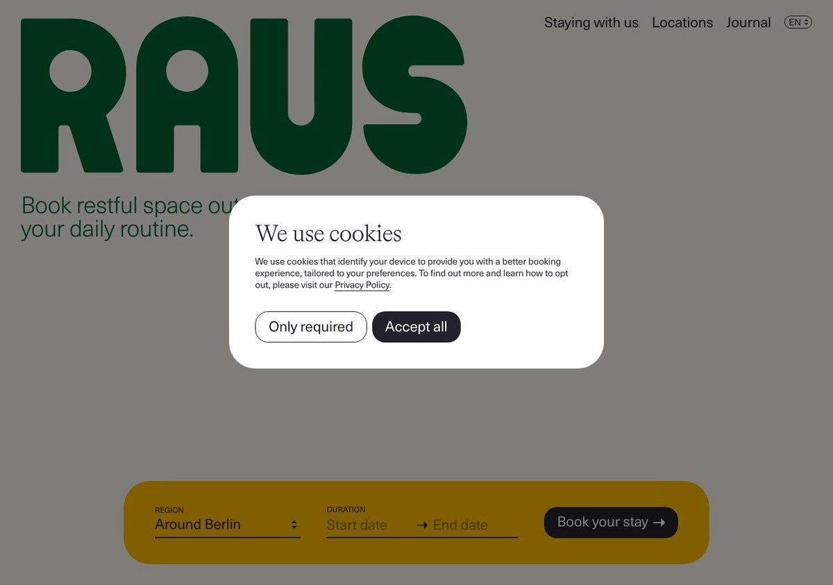 resources_ms's tweet image. #Inspiration:
Raus | Smart, sustainable cabins close to your home
raus.life

🙌 by Samuel Checa
👉 More in mendesaltaren.studio/inspiration