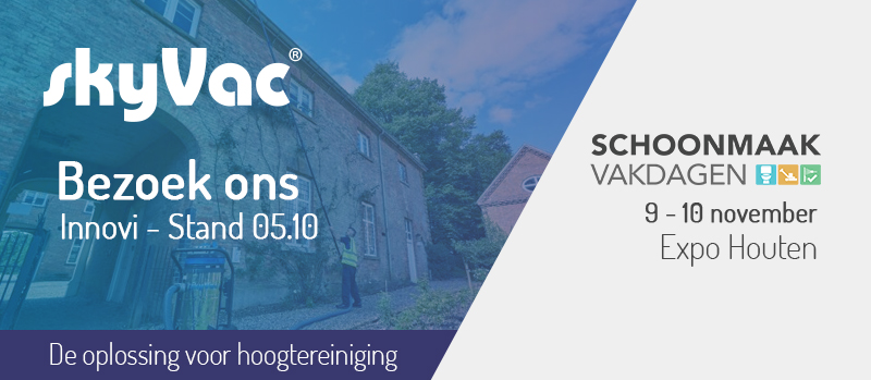 InnoviBV's tweet photo. Wist je dat wij ook oplossingen bieden voor het reinigen op hoogte? Morgen en woensdag staan wij op de Schoonmaak Vakdagen 2021 in Houten. 

Daar zullen wij onder andere deze handige oplossing presenteren!

Kom je ook? 
https://t.co/8kaZ3no2oQ https://t.co/2QYPnhnLyj