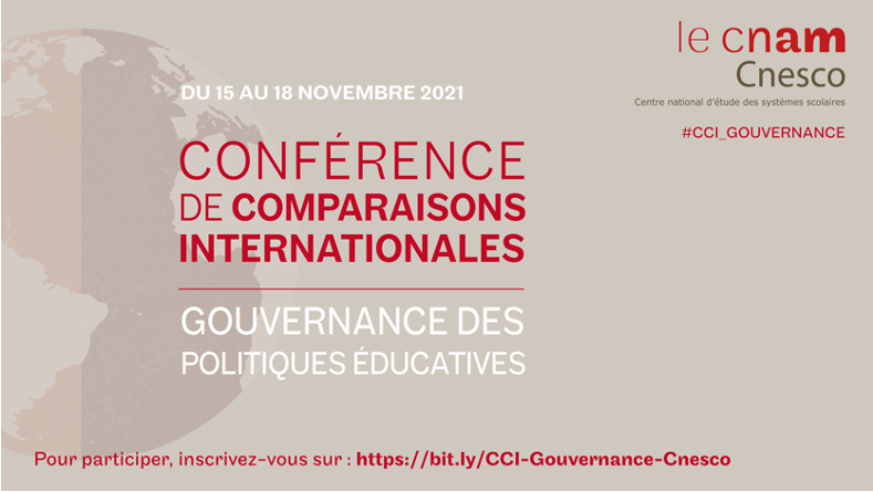 LeCnam's tweet photo. Le @Cnesco organise une conférence de comparaisons internationales (CCI), en partenariat avec l’@UNIGEnews et @FEI_sevres sur la thématique de la gouvernance des politiques éducatives, du 15 au 18 novembre 2021.
➡️ https://t.co/YraO9gsKeG
@sup_recherche  @OlivierFaron https://t.co/hsWWXCmf9O