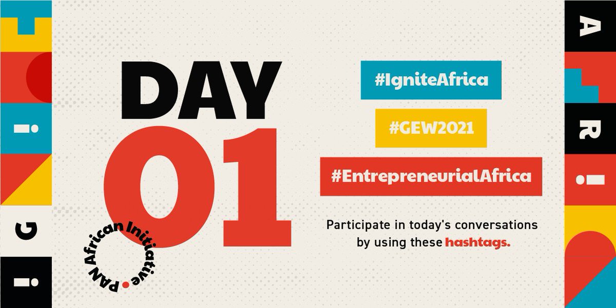 Participate in today's conversations by using #IgniteAfrica #GEW2021 #EntrepreneurialAfrica 🌍 Join us here: hopin.com/events/ignite-…