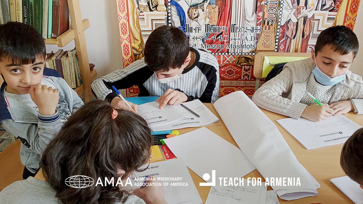 TeachForArmenia's tweet photo. ๐จWe are proud to work with @AMAA_Armenia for the students of #Armenia & #Artsakh! We continue working in the #Lori region of Armenia. AMAA's #Shogh Center in #Vandazor will host one of our winning student-led #CommunityImpactProjects. #WePaintwithLight https://t.co/FWMs8aaJO9