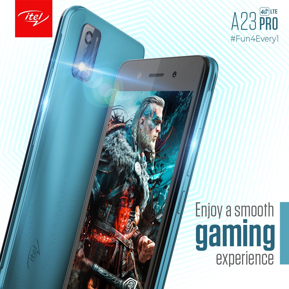 ItelPakistan's tweet photo. Here’s one that’s fun for everyone!
With a 2400mAh powerful battery, an ultra-bright 5” display to experience the ultimate cinema at home & a brilliant camera!
Order yours now from https://t.co/OVA6nlbOr7
#itelpakistan #enjoybetterlife #itelmobile #itel #A23pro #fun4every1 https://t.co/RzyZiUZEp8