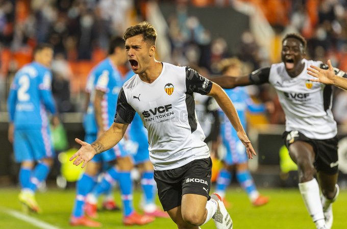 El Valencia empató 3-3 ante el Atleti