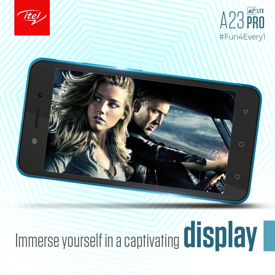 ItelPakistan's tweet photo. Here’s one that’s fun for everyone!
With a 2400mAh powerful battery, an ultra-bright 5” display to experience the ultimate cinema at home & a brilliant camera!
Order yours now from https://t.co/OVA6nlbOr7
#itelpakistan #enjoybetterlife #itelmobile #itel #A23pro #fun4every1 https://t.co/UJ0Qet6w4H