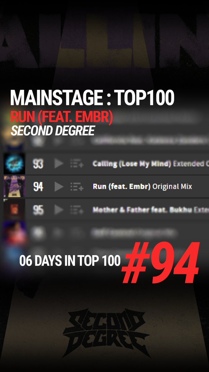 FALLING EP | 𝘽𝙀𝘼𝙏𝙋𝙊𝙍𝙏 𝙈𝘼𝙄𝙉𝙎𝙏𝘼𝙂𝙀

𝙃𝙔𝙋𝙀 | 𝐕𝐀𝐔𝐋𝐓 #72 🔥 [UP 13 PLACES]
𝙃𝙔𝙋𝙀 | 𝐑𝐔𝐍 #17 🔥 [UP 03 PLACES]
𝙏𝙊𝙋 | 𝐑𝐔𝐍 #94 🔥

#WORST014 #CHARTUPDATE 
<a href="/SecondDegree__/">Second Degree</a> <a href="/beatport/">Beatport</a>