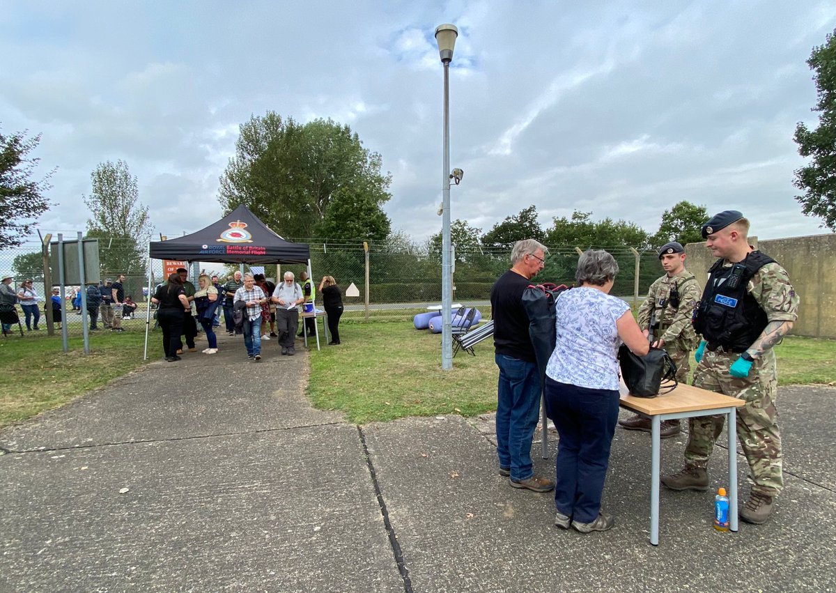 RAF__Police's tweet photo. #MarsbarMonday
The #RAFPolice provide security support to various events, including this year’s RAF Battle of Britain Memorial Flight.
Event security involves bag searches on the gate, a visual presence, and patrols of the perimeter. https://t.co/pcPkQJwgk0