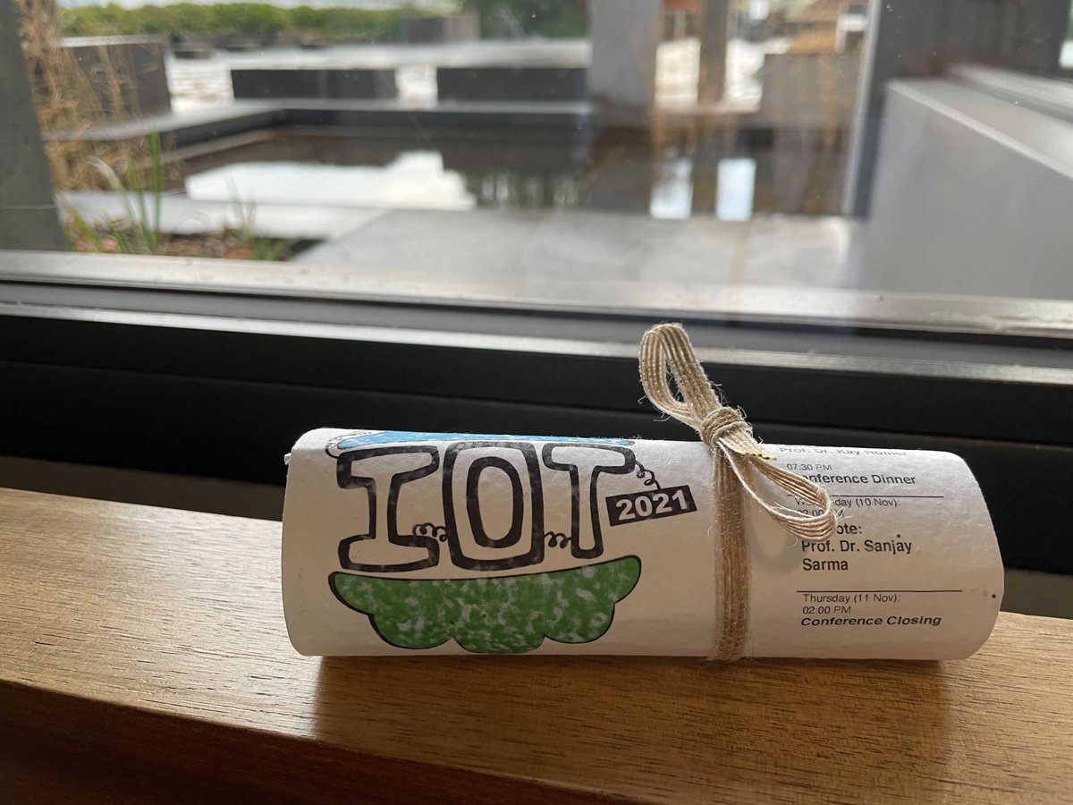 IoTConference23's tweet image. Plantable program booklets! #IoT2021 (thank you @dieguich for the idea at #IoT2019 :-))