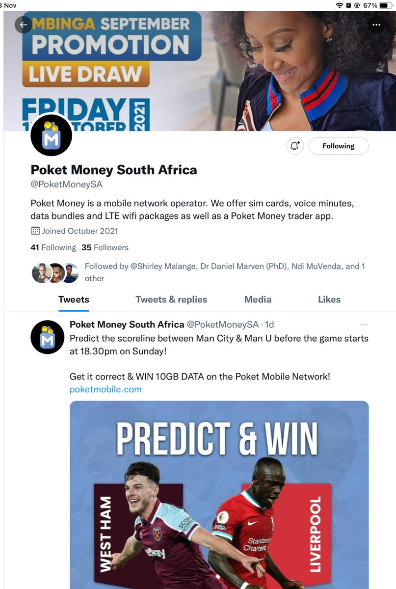 KholoHope234's tweet photo. @danielmarven @PoketMoneySA @MboMahocs @PoketMoneySA @MboMahocs
#PoketMobile https://t.co/2VrPZRIp2G