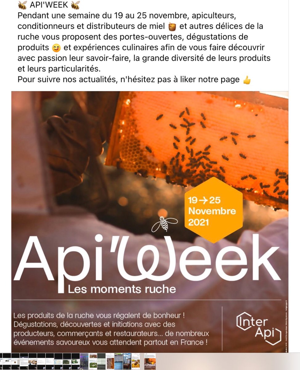 SNApiculture's tweet image. #InterApi et la semaine qui mets les #miels à l honneur. Vous pouvez toujours rejoindre cet événement. Tous les détails auprès de bcp: apiweek-interapi@bcw-global.com : kit de communication, affiches etc.