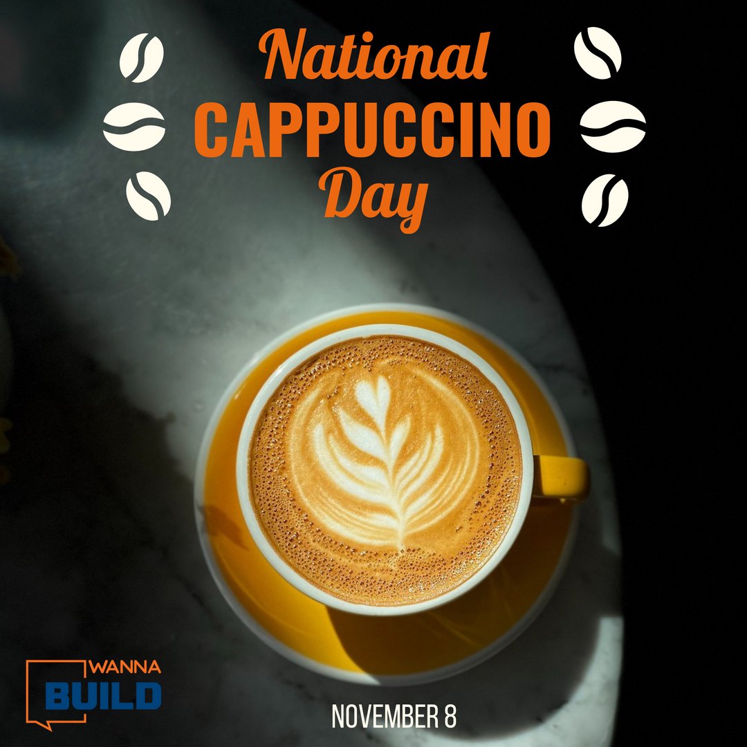 WannaBuild1's tweet photo. Did you know these #CoffeeWords? #Cappuccino #NationalCappuccinoDay
It's time to celebrate! Pop in to any of our Wanna Build stores for a free cup of coffee with any purchase.

#wannacoffee #wannabuild https://t.co/y409q10wU5