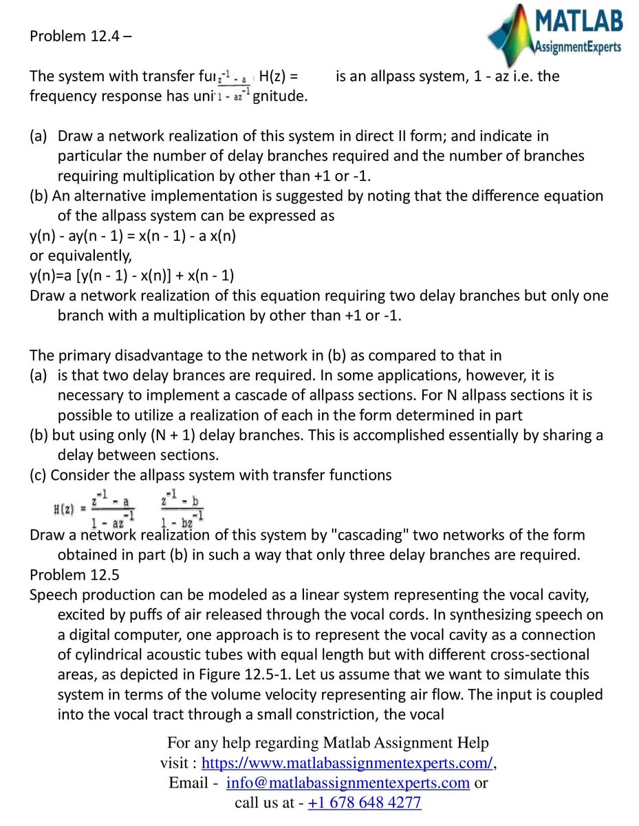 ExpertsMatlab's tweet image. I am Robert Kyle. Digital Signal Processing Assignment Expert. I hold a Master’s. in Digital Signal Processing, Deakin University, Australia .To see the full assignment visit slideshare.net/matlabassignme… #matlabassignmentexperts