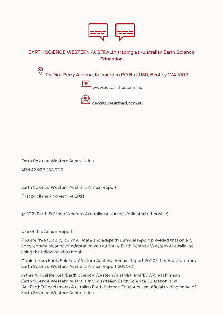 EarthScienceWA's tweet image. We are delighted to release our 2020/21 Annual Report today - ausearthed.com.au/wp-content/upl…. Thank you to our supporters, volunteer Board, staff and, of course, the wonderful students and teachers we work with across WA, NSW and the NT.