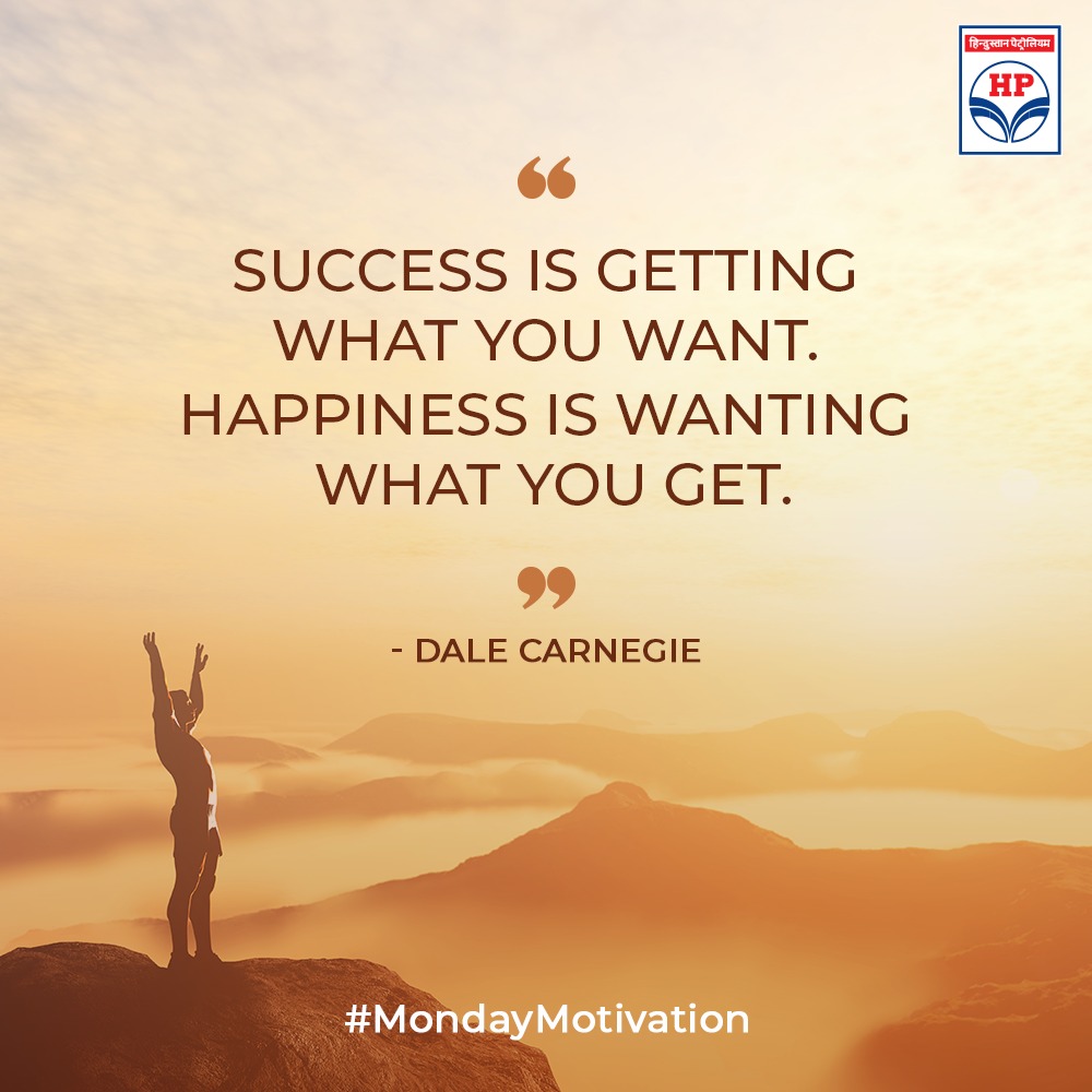 HPCL's tweet photo. Fuel yourself with this #PositivityDose and gear up for a rocking week ahead!
#MondayMotivation #Positivity https://t.co/lWDrdXxmli