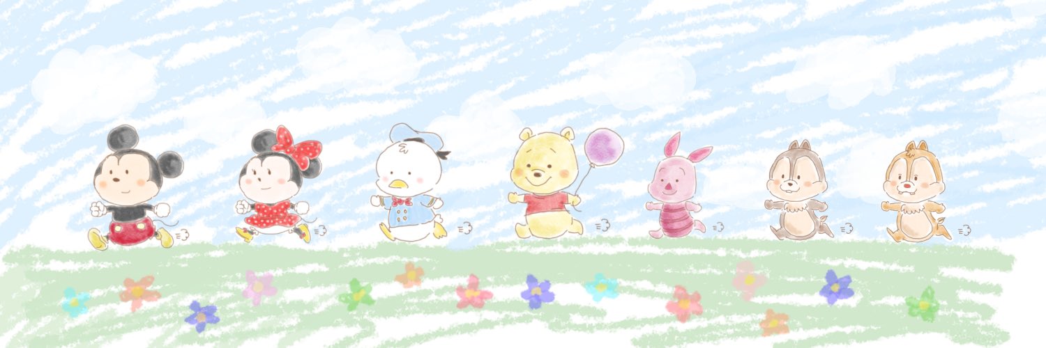 ごんぞー 前に描いたディズニーイラストを奥さんがヘッダーにしてくれました イラスト ディズニー ディズニーイラスト フリーヘッダー T Co Kzpwrc5dkz Twitter