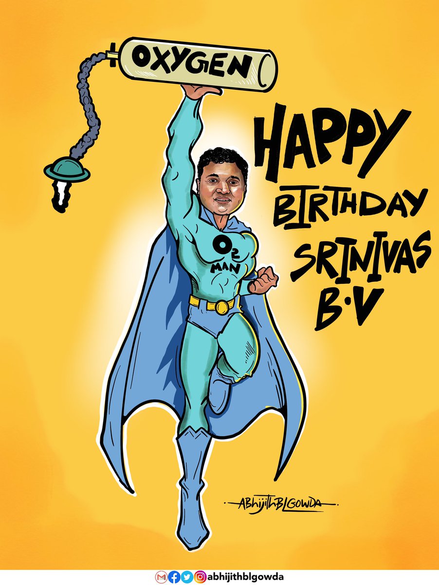 Happy birthday to Srinivas B V god bless the oxygen man of India <a href="/srinivasiyc/">Srinivas BV</a>