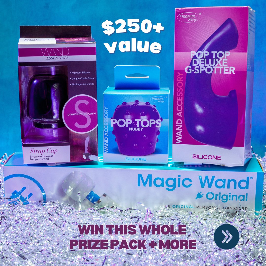 ⚡💙 Magic Wand Prize Package Giveaway 💙⚡ at Smitten Kitten on Instagram: instagram.com/smittenkittenm… . See Instagram post for full details! 

#MagicWand #SmittenKitten #SexToyGiveaway