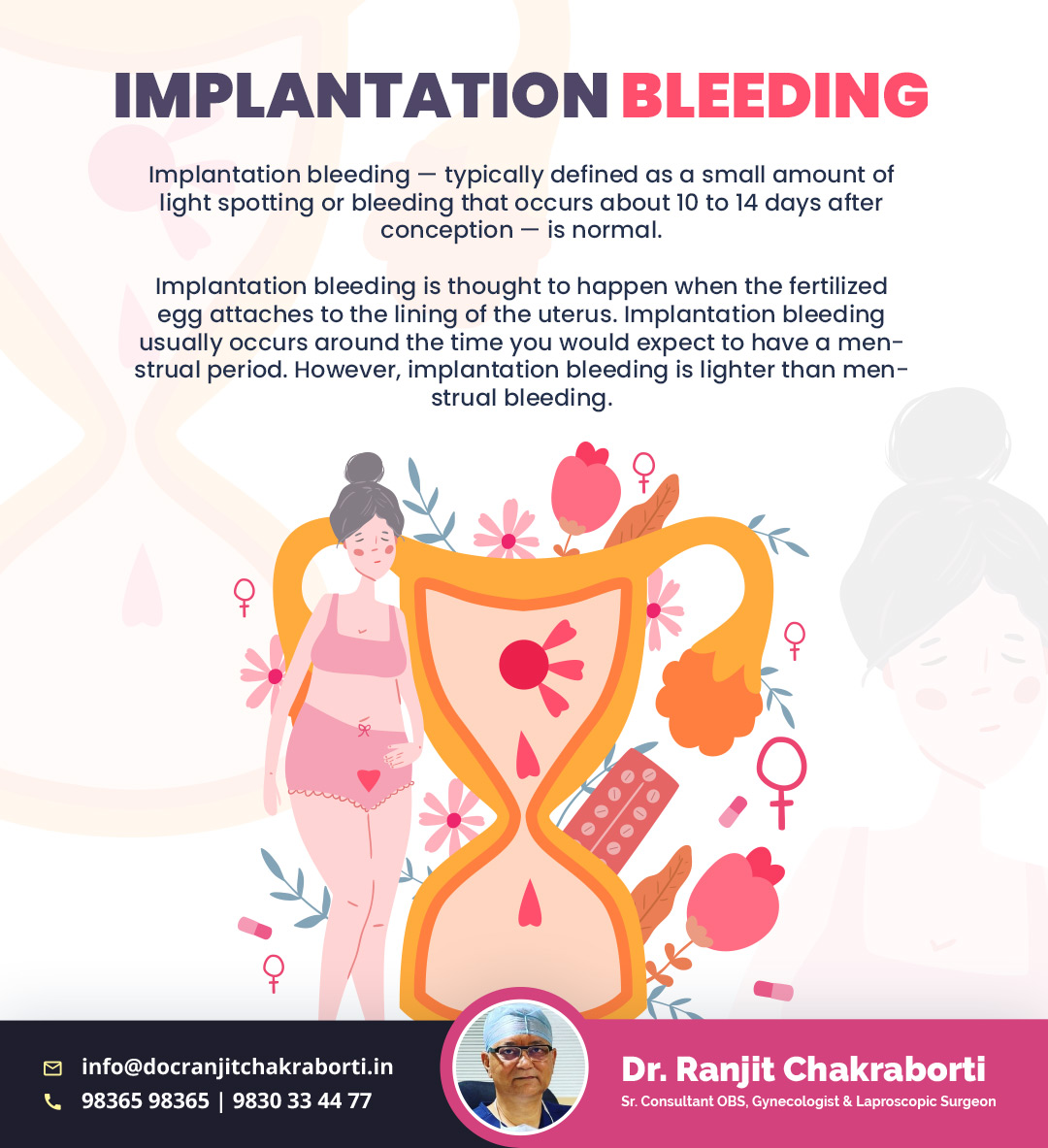 Implantation Bleeding Why Does It Happen?, brown/dark red discharge