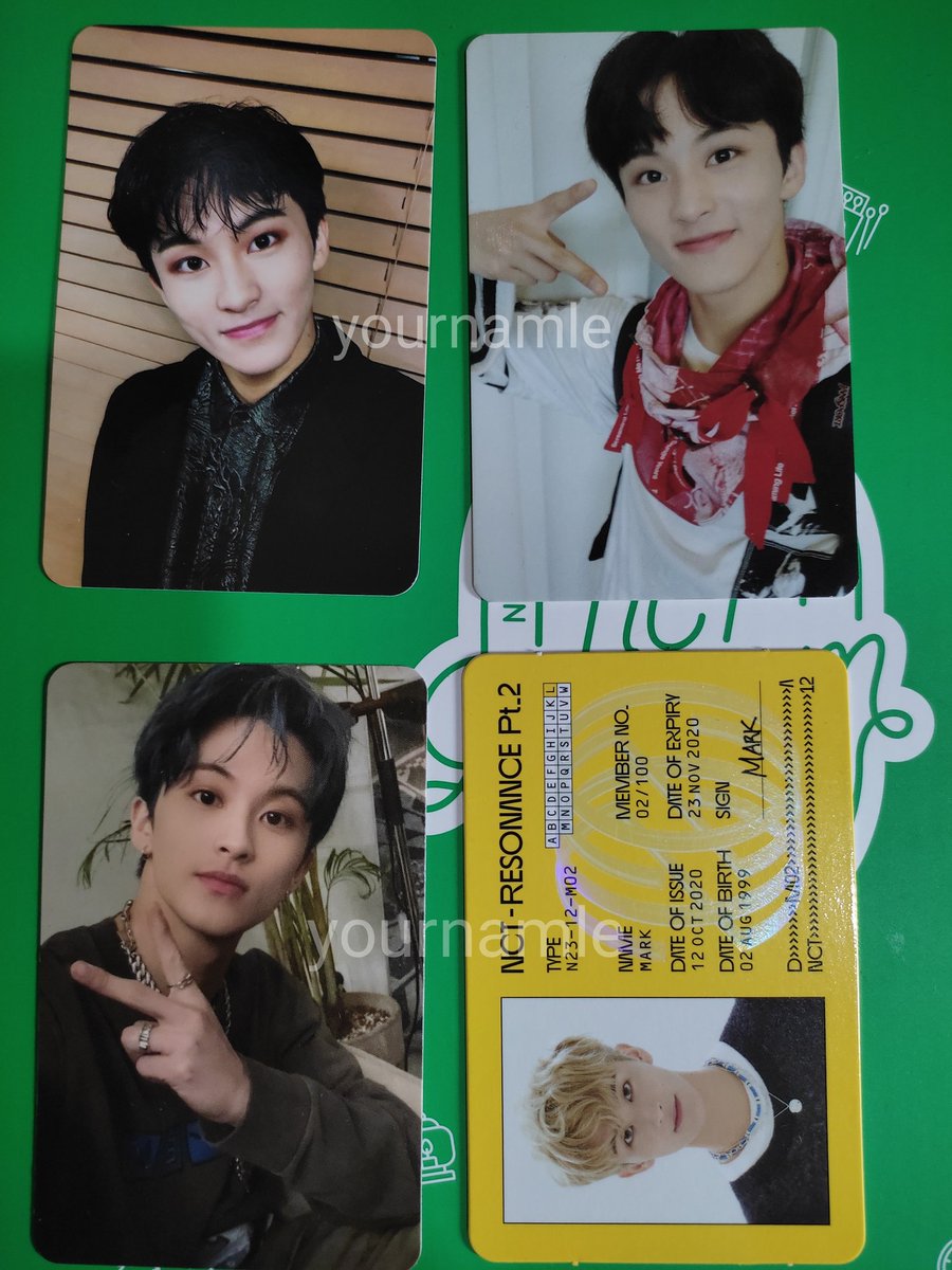 yournamle's tweet photo. wts!! 
☆Album Hot Sauce Boring ver (minus pc &amp; stiker) include roll poster 85k 
★ Album only departure 75k 
☆ Pc Mark irregular (SUM) 45k
★ Pc Boring mark (damage ketimpa pc cafe) 85k
☆ Pc mark ace kit 2019  85k
★ ID card mark 85k

📦✔️
🍊 (no freeong)
📍Klaten, Jateng https://t.co/6vHfXKyDIx