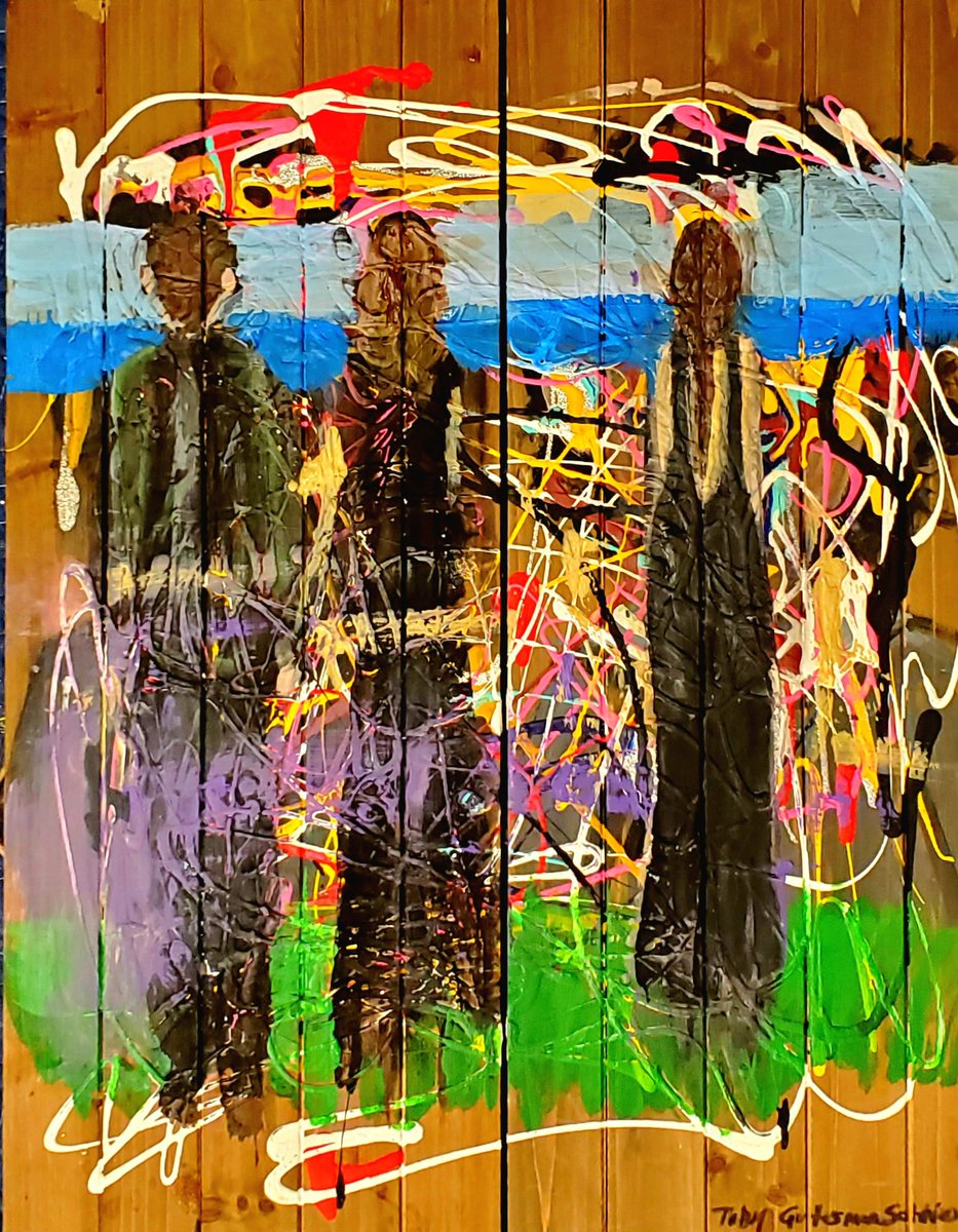 TobyGotSchneier's tweet photo. IN THE SHRUBBERY"
(28"x23")
#link-
https://t.co/CKtrJFixpu
This #painting #diptych on 2 #Raw #Wood #Planks sort of #marinated
#inmyhead for a long time
It's #finished #freakincool
#TobyGotesmanSchneier #art #contemporaryart
#RETWEET #paintingsonwood
#retweet #artistsontwitter https://t.co/9bdlZ1wPrE